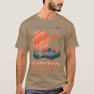 T-shirt Vers un nouvel horizon Jupiter Planète Futurisme s