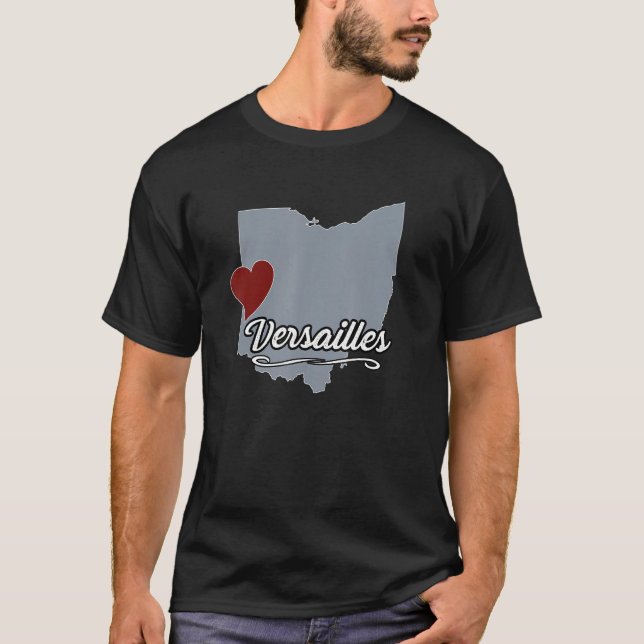 T-shirt Versailles  Ohio OH City State USA  Cute Souvenir (Devant)