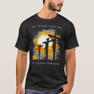 T-shirt Verse De La Bible Chrétienne - Jésus Est Mort Pour