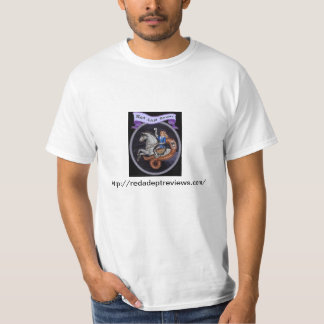 T-shirt versé d'examen de rouge