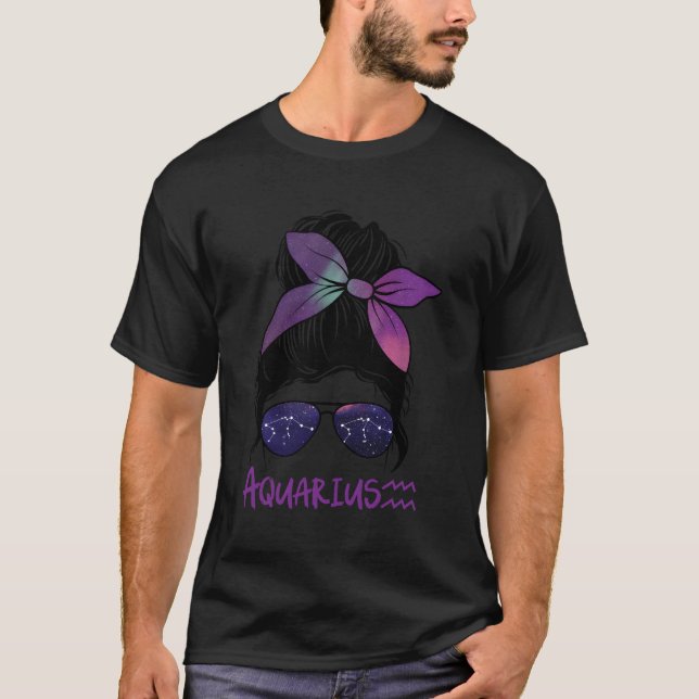 T-shirt Verseau Constellation du Zodiaque Verseau (Devant)