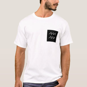 T-shirt Verseau. Signe d'astrologie de zodiaque