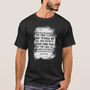 T-shirt Verset Biblique Église Chrétienne Dieu Jésus Relig
