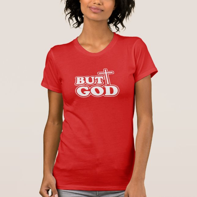 T-shirt Verset biblique mais la typographie de Dieu person (Devant)