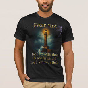 T-shirt Verset biblique Ne crains pas car je suis avec toi