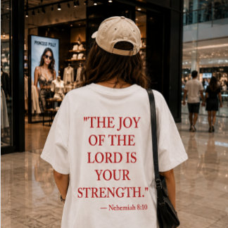 T-Shirt verset biblique Néhémie 8:10