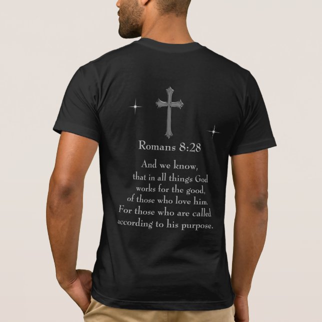 T-shirt verset de la Bible (Dos)