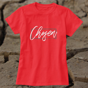 T-shirt Verset de la Bible 1 Pierre 9:2 Choisi