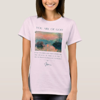 T-shirt Verset de la Bible 1Jean 4:4