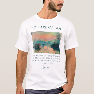 T-shirt Verset de la Bible 1Jean 4:4