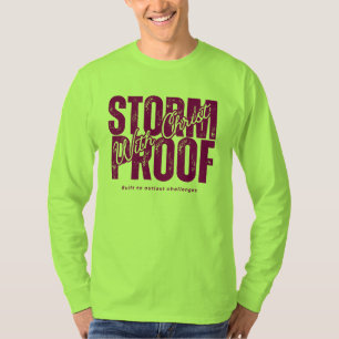T-shirt Verset de la Bible chrétienne Graphique Foi Vert