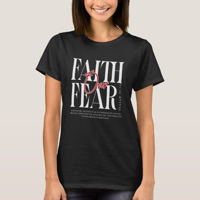 T-shirt Verset de la Bible chrétienne religieuse Écriture  (Devant)