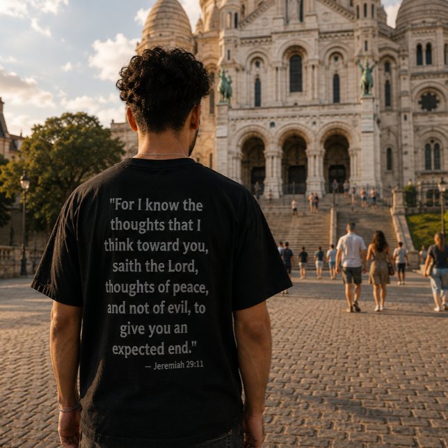 T-Shirt Verset de la Bible Jérémie 29:11 (Créateur téléchargé)