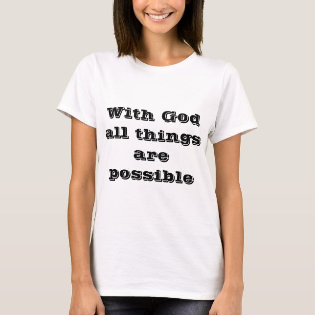 T-shirt Versets de la Bible (Devant)
