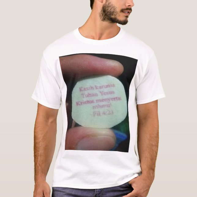 T-shirt Versets de prière dans la Bible (Devant)