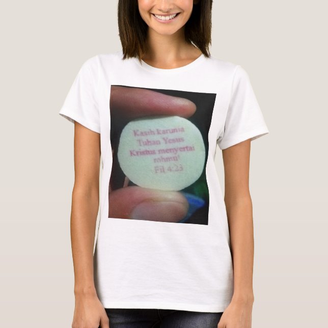 T-shirt Versets de prière dans la Bible (Devant)