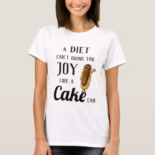 T-shirt Versets diététiques Chocolat Eclair Funny Quirky C