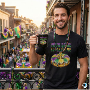 T-shirt Versez du sucre sur moi Funny Mardi Gras Galette
