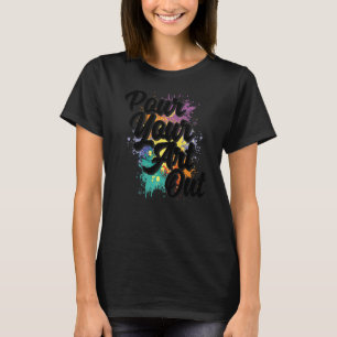 T-shirt Versez votre peintre Peintre Artiste Peinture Coul