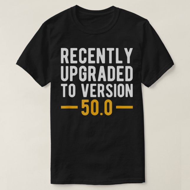 T-shirt Version 500 50e cadeau d'anniversaire 50 ans Geek (Design devant)