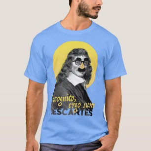 T-shirt Version Incognito Ergo Sum Descartes