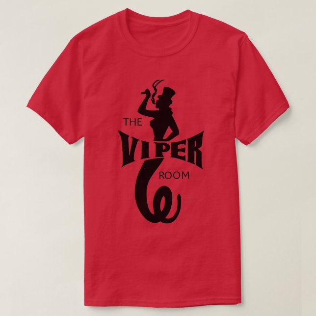 T-shirt version noire de la viper room  (Design devant)
