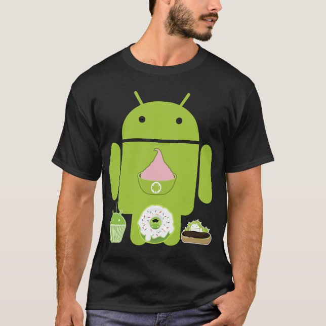 T-shirt Versions androïdes (Devant)
