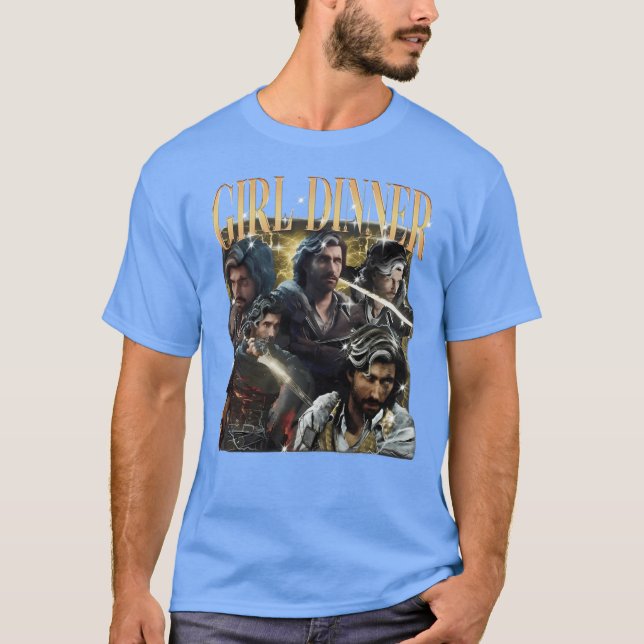 T-shirt Verso Clair Fille Dîner fille (Devant)