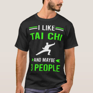T-shirt Vert 3 personnes Tai Chi