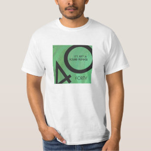 T-shirt Vert 40 Décennie Anniversaire