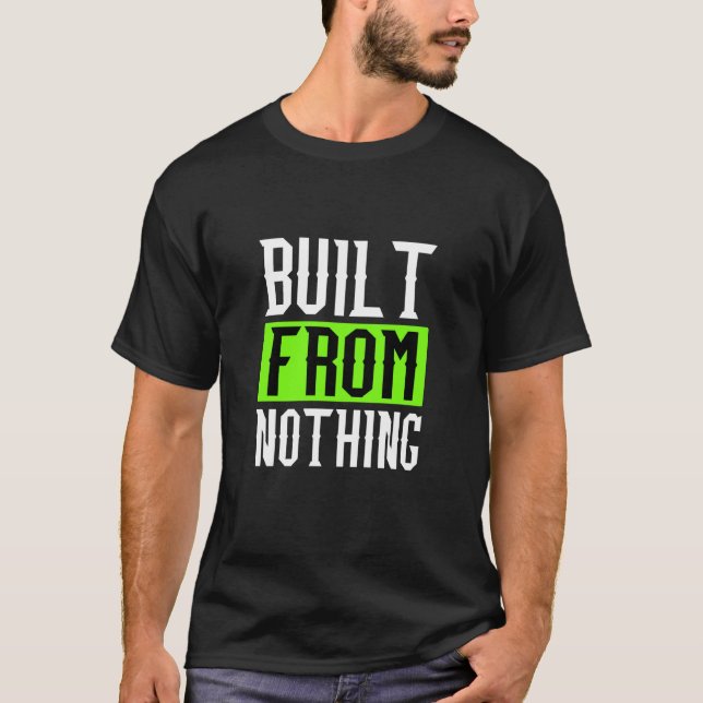 T-shirt Vert à partir de zéro Graphique vert (Devant)