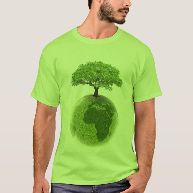 T-shirt Vert allant (Devant)