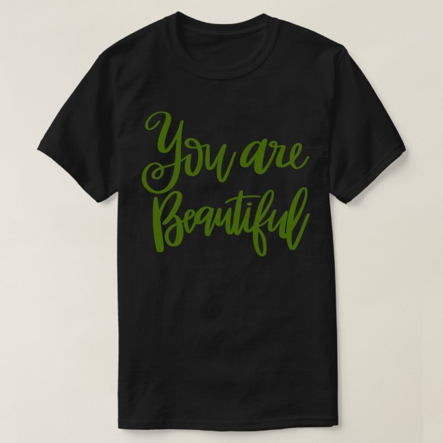 T-shirt Vert Avocado couleur plaine (Design devant)