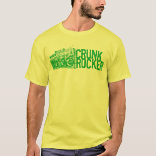T-shirt Vert de Boombox de balancier de Lil Jon "Crunk "