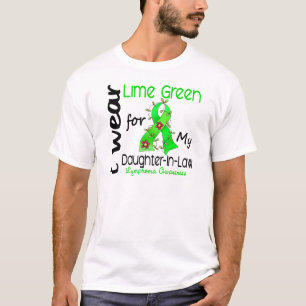 T-shirt Vert de chaux d'usage du lymphome I pour ma