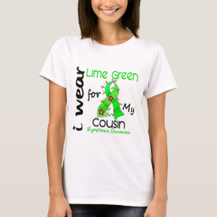 T-shirt Vert de chaux d'usage du lymphome I pour mon