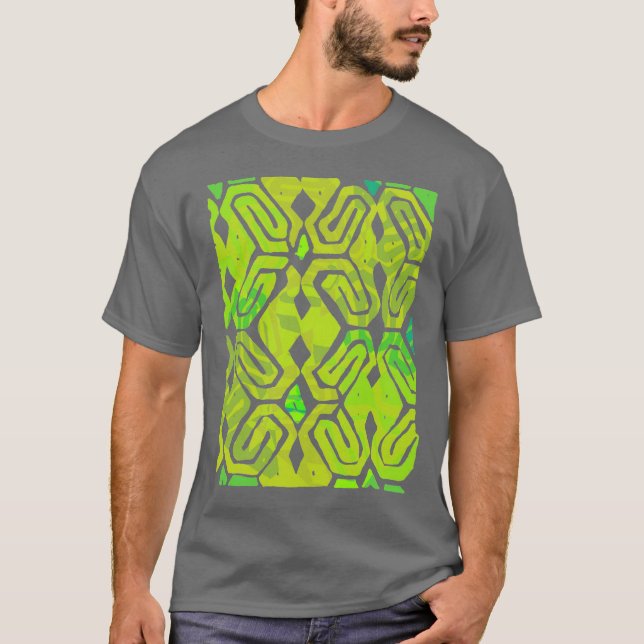 T-shirt VERT de grenouilles d'accroupissement (Devant)