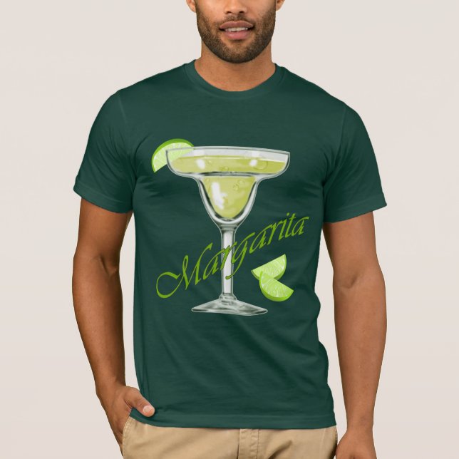T-shirt vert de la Margarita Party Forest (Devant)