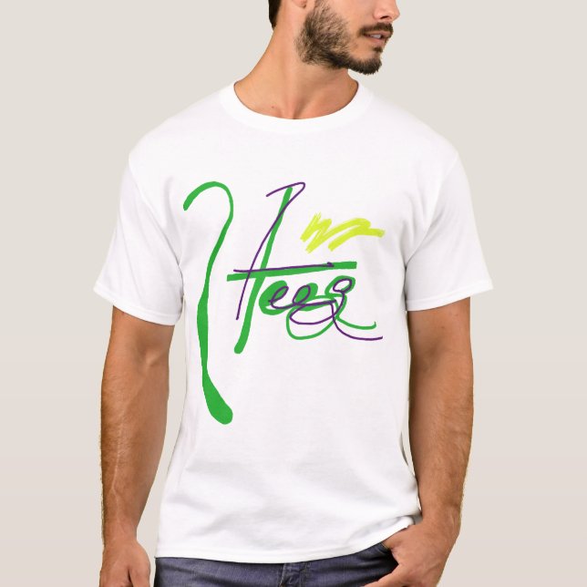 T-shirt Vert de legs (Devant)