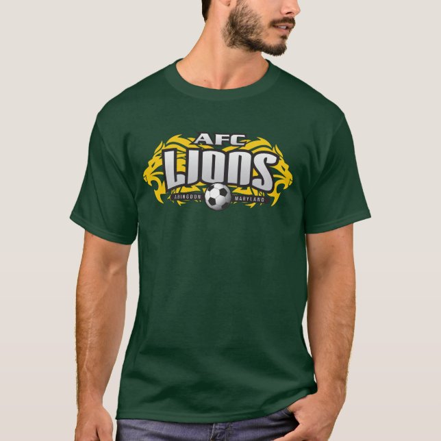 T-shirt Vert de lions de CAF (aucun #) (Devant)