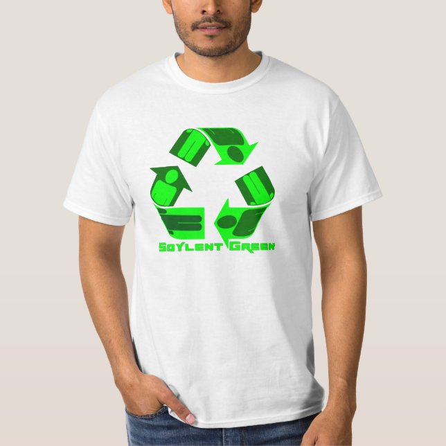 T-shirt vert de Soylent (Devant)