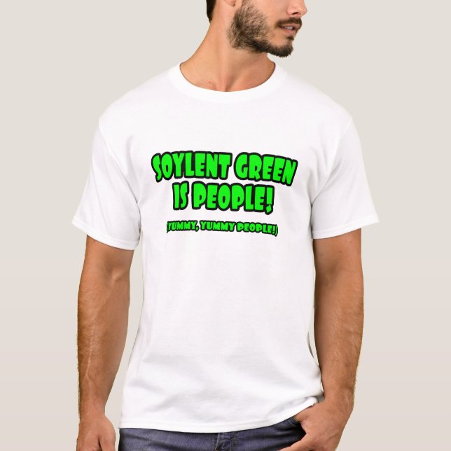 T-shirt vert de Soylent (Devant)