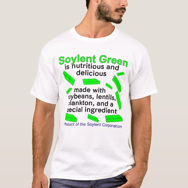T-shirt Vert de Soylent (Devant)