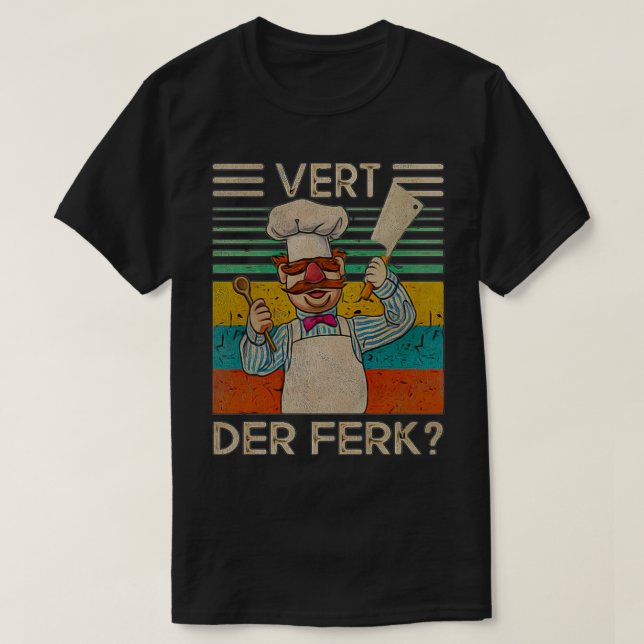 T-shirt Vert Der Ferk 1 (Design devant)