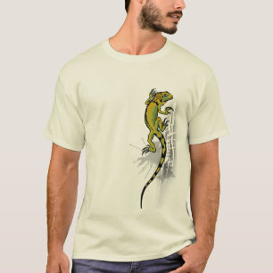 T-shirt vert d'iguane