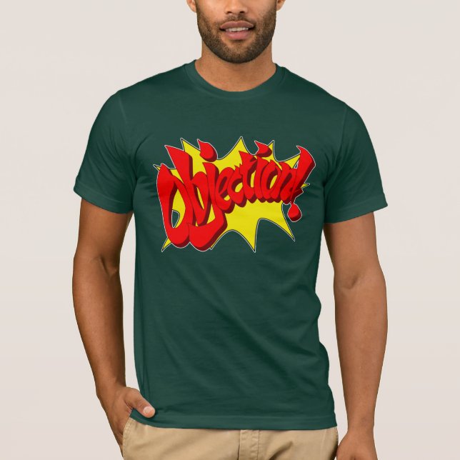 T-shirt vert d'objection (Devant)