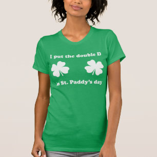 T-shirt vert du D du paddy de St de NSPNwtxt