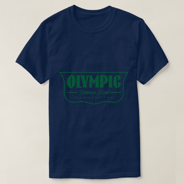 T-shirt Vert du parc national olympique (Design devant)