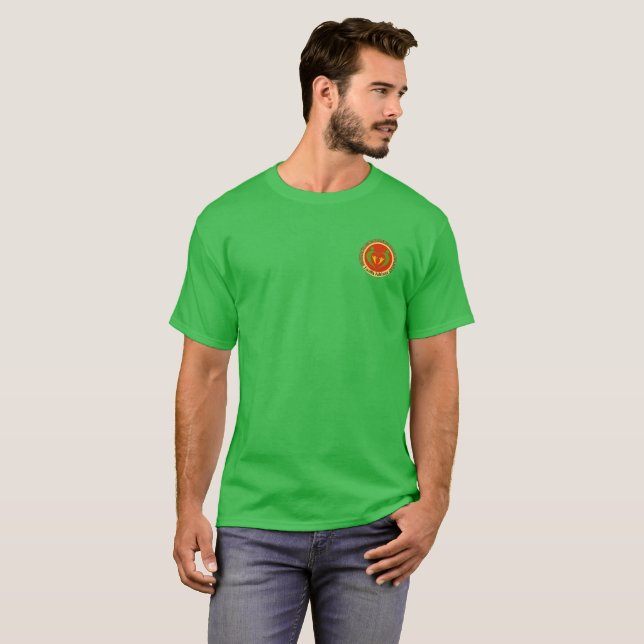 T-Shirt Vert du Programme Familia Adelante (Devant entier)