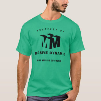 T-shirt vert dynamique massif